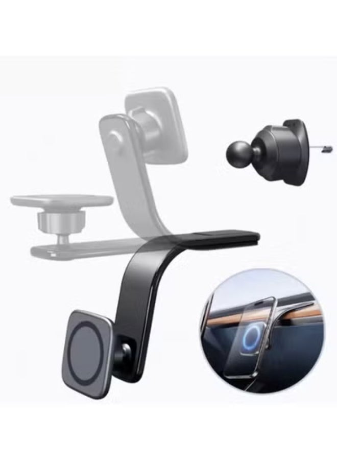 تايجر Wireless Car Charger 15W Fast Charging Phone Mount – Strong Magnetic Holder with 20 N52 Magnets, Adjustable 360° Bending Stand, Secure Air Vent & Dashboard Mount for iPhone & Android Smartphones - Image 3