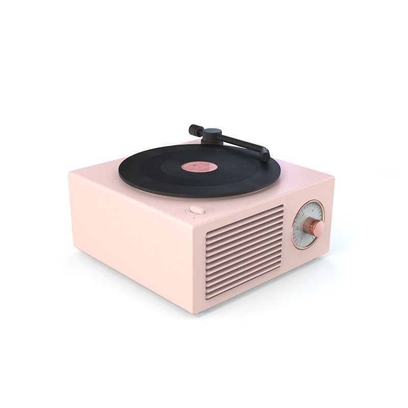 X10 Vinyl Record Player Bluetooth Stereo Square Private Model Portable Retro Phonograph Bluetooth Speaker Gift - Image 1