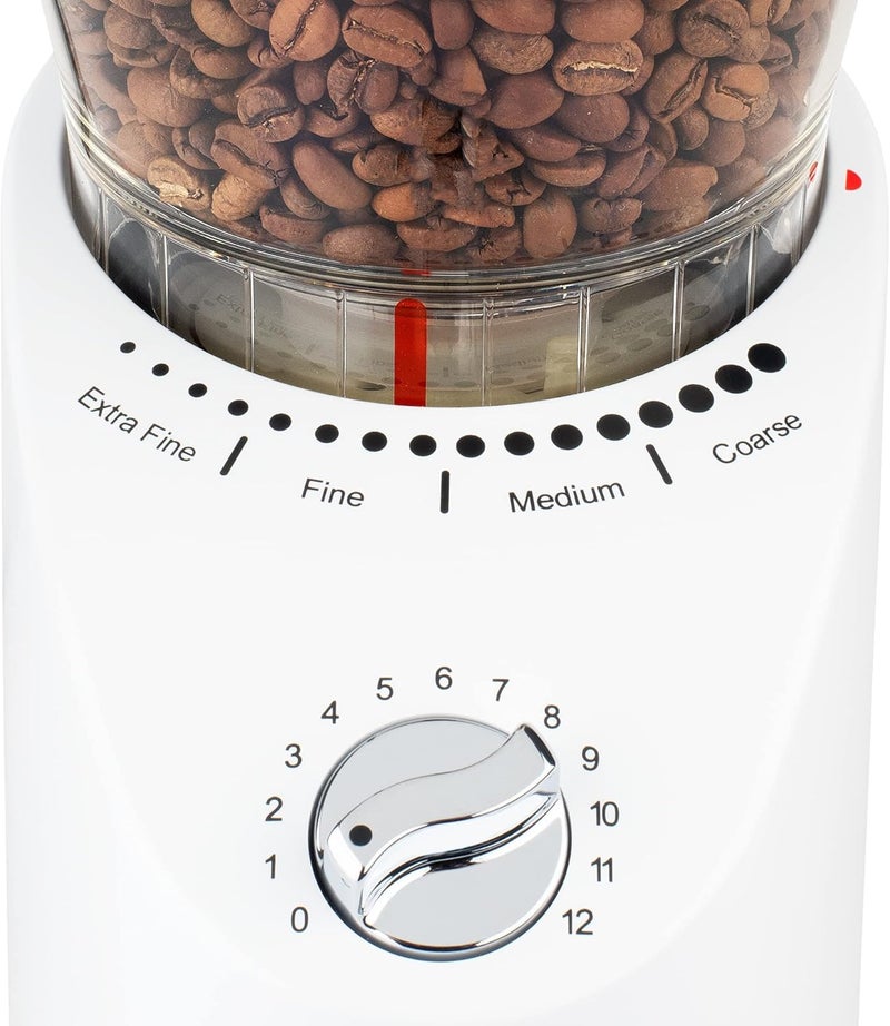 Capresso Infinity Plus Conical Burr Grinder, White - Image 3
