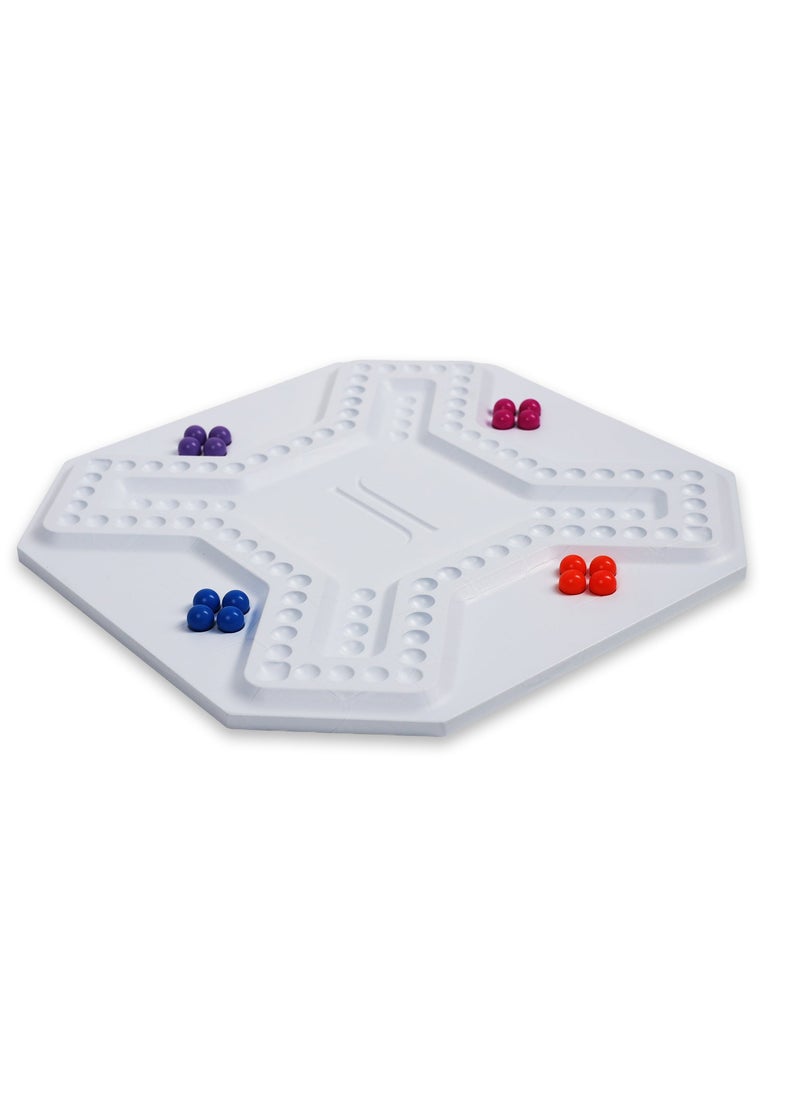 JACKAROO THE ORIGINAL - The JACKAROO™ 4 player board is the most compact jackaroo board which makes it perfect for having it on the go, also very easy to store. - Image 1