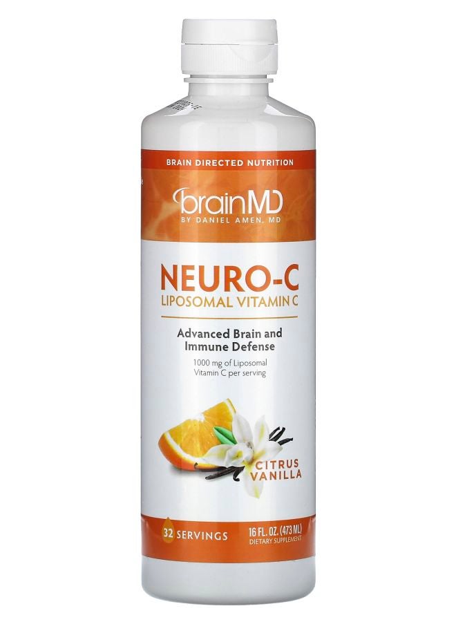 BRAINMD Neuro-C Citrus Vanilla 16 fl oz (473 ml) - Image 1
