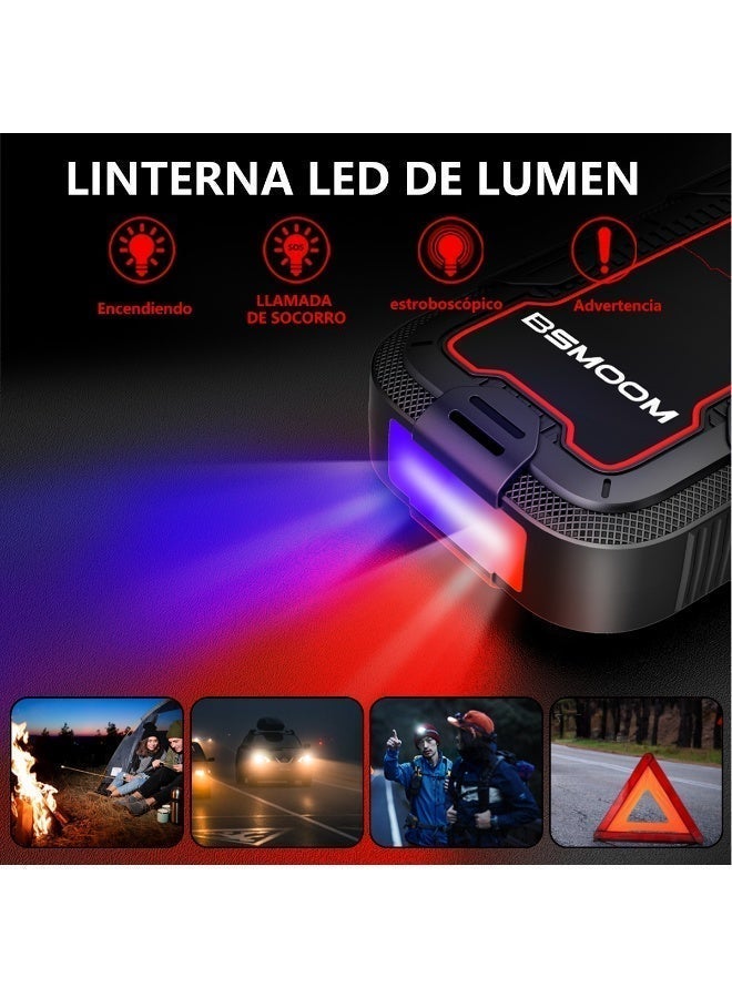 BSMOOM 5000A Jump Starter, Car Battery Jump Starter (Up to All Gas or 8.0L Diesel Engine), 12V Auto Ba - Image 5