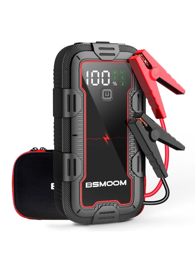 BSMOOM 5000A Jump Starter, Car Battery Jump Starter (Up to All Gas or 8.0L Diesel Engine), 12V Auto Ba - Image 1