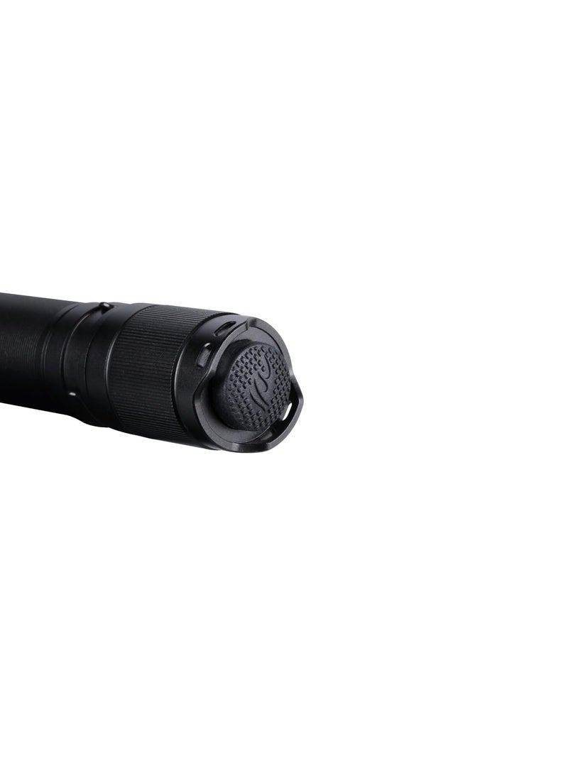 fenix Fenix by LightMen A6061T6 Aluminum E20 V2 AA Battery Operated 350 Lumens Rechargeable LED Torch Light Black  - Image 3