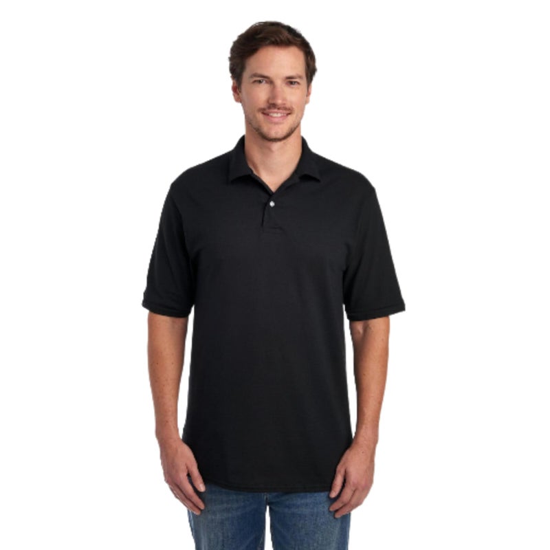 Jerzees Men's SpotShield Stain Resistant Polo Shirts (Short & Long Sleeve) - Image 3