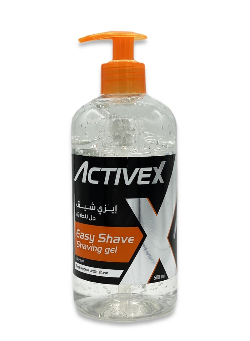 ActiveX Shaving Gel 500 Ml Pump Normal Online | Smooth & Comfortable Shave