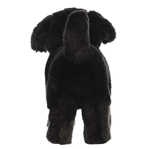 Aurora® Realistic Miyoni® Black Labrador Stuffed Animal - Lifelike Detail - Cherished Companionship - Black 10 Inches - Image 4