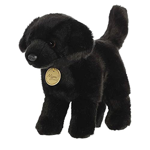 Aurora® Realistic Miyoni® Black Labrador Stuffed Animal - Lifelike Detail - Cherished Companionship - Black 10 Inches - Image 5