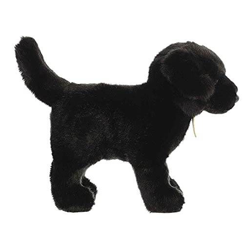 Aurora® Realistic Miyoni® Black Labrador Stuffed Animal - Lifelike Detail - Cherished Companionship - Black 10 Inches - Image 3
