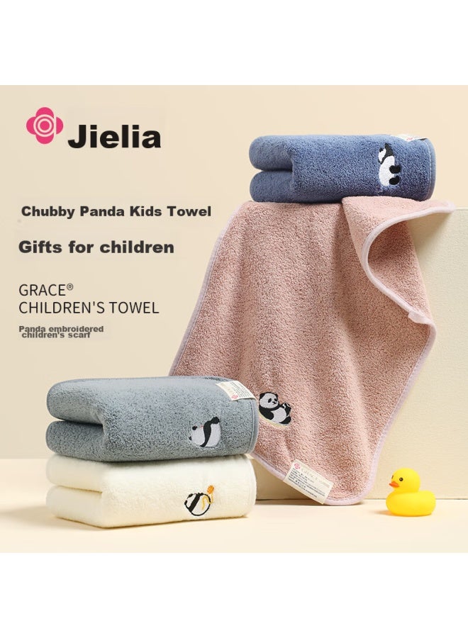 Grace Jieliya Towel Face Washing A-class Children's Towel, 4-pack, Soft Absorbent Cartoon Children's Face Towel - Image 3