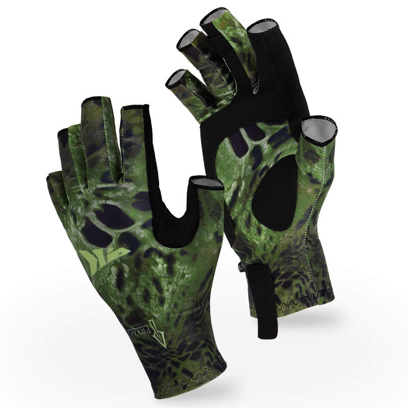 Kastking KastKing Sol Armis Sun Gloves UPF50+ Fishing Gloves UV Protection Gloves Sun Protection Gloves Men Women for Outdoor, Kayaking, Rowing, Hunting, Ambush Prym1,Large - X-Large - Image 1