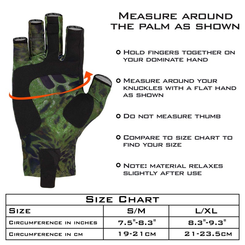 Kastking KastKing Sol Armis Sun Gloves UPF50+ Fishing Gloves UV Protection Gloves Sun Protection Gloves Men Women for Outdoor, Kayaking, Rowing, Hunting, Ambush Prym1,Large - X-Large - Image 5