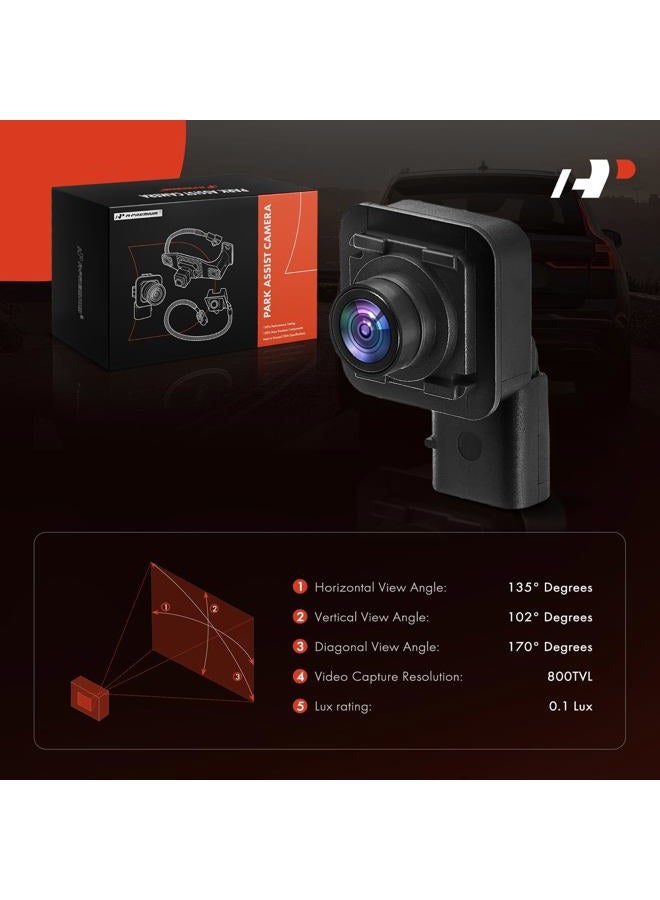 A-Premium Park Assist Camera Rear View Backup Reverse Camera Compatible with Select Ford Models - 2015 2016 2017 F-150 F150 - Replace# FL3Z19G490D - Image 2