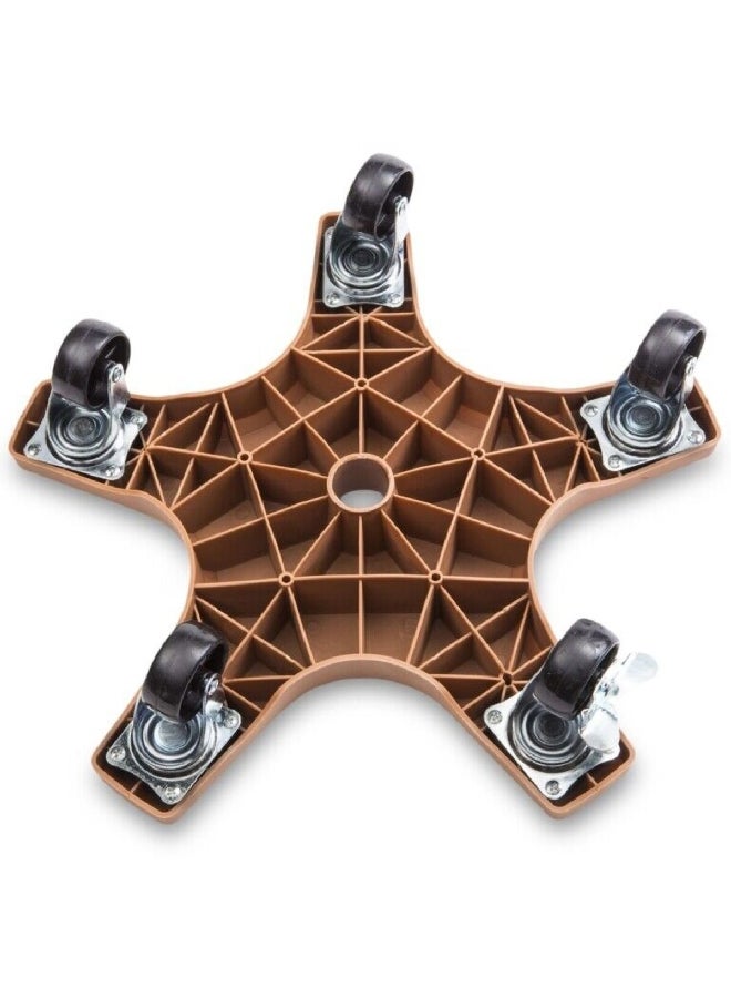 Generic Weather Resistant Spill-Proof Plant Caddy Brown 16 Inch 18430  - Image 3