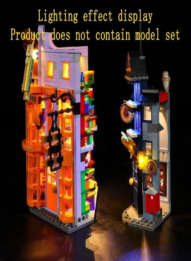 GEAMENT LED Light Kit Compatible with Lego Diagon Alley: Weasleys' Wizard Wheezes - Lighting Set for 76422 Model Set (Model Set Not Included) - Image 5