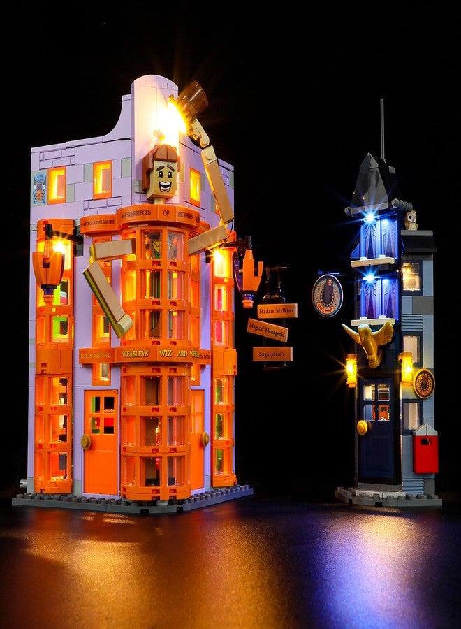GEAMENT LED Light Kit Compatible with Lego Diagon Alley: Weasleys' Wizard Wheezes - Lighting Set for 76422 Model Set (Model Set Not Included) - Image 1