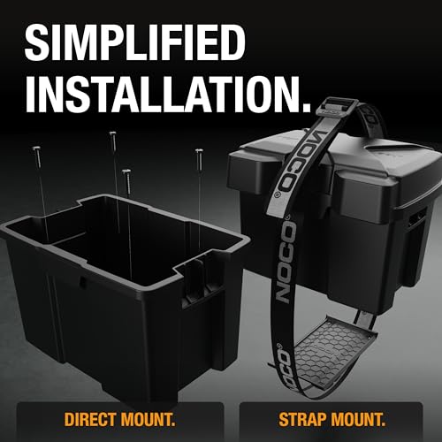 NOCO صندوق بطارية NOCO Snap-Top BGU1، صندوق بطارية مجموعة U1 12 فولت للحدائق والمولدات وفتاحات البوابات والمعدات - Image 4