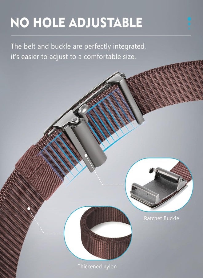 أحزمة FAIRWIN Ratchet للرجال - أحزمة من النايلون لممارسة رياضة الجولف، أحزمة قابلة للتعديل للاستخدام اليومي/الخارجي/الأعمال - Image 3