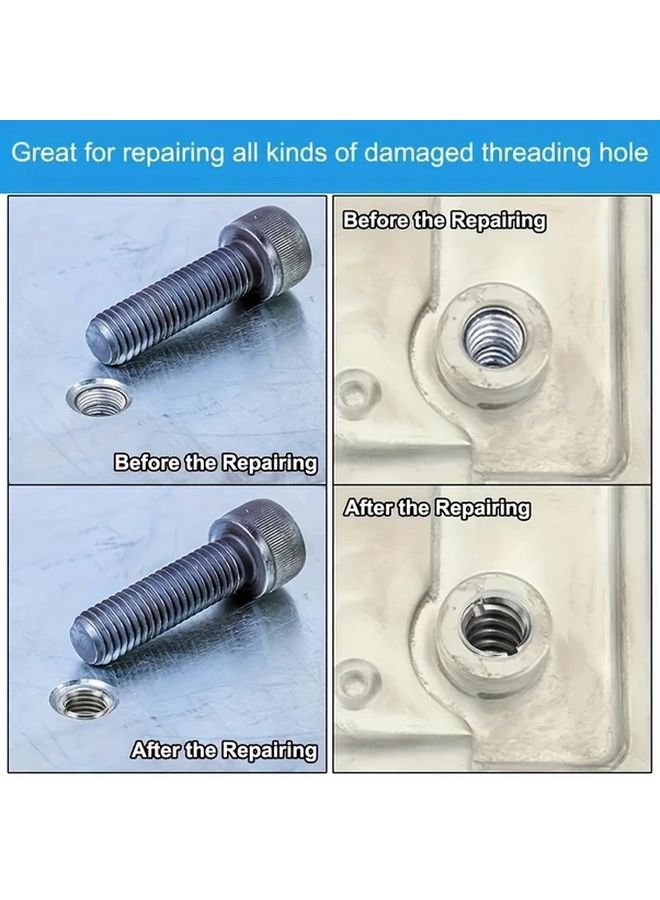 10pcs Silvery Stainless Steel Thread Adapter Set M10x1 5 Male To M6x1 Female Reducer Nut 20mm Screw Conversion Plug - Image 4