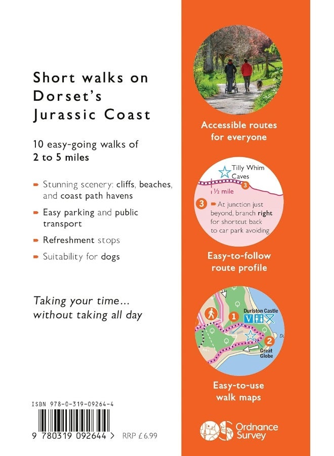 OS Short Walks Made Easy - Dorset's Jurassic Coast: 10 Leisurely Walks  - Image 2