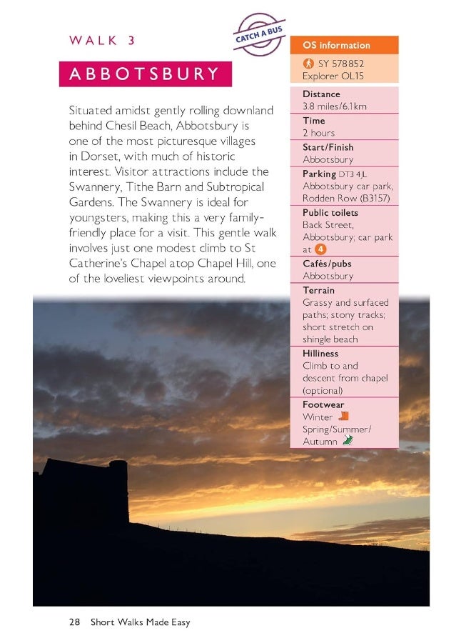 OS Short Walks Made Easy - Dorset's Jurassic Coast: 10 Leisurely Walks  - Image 4
