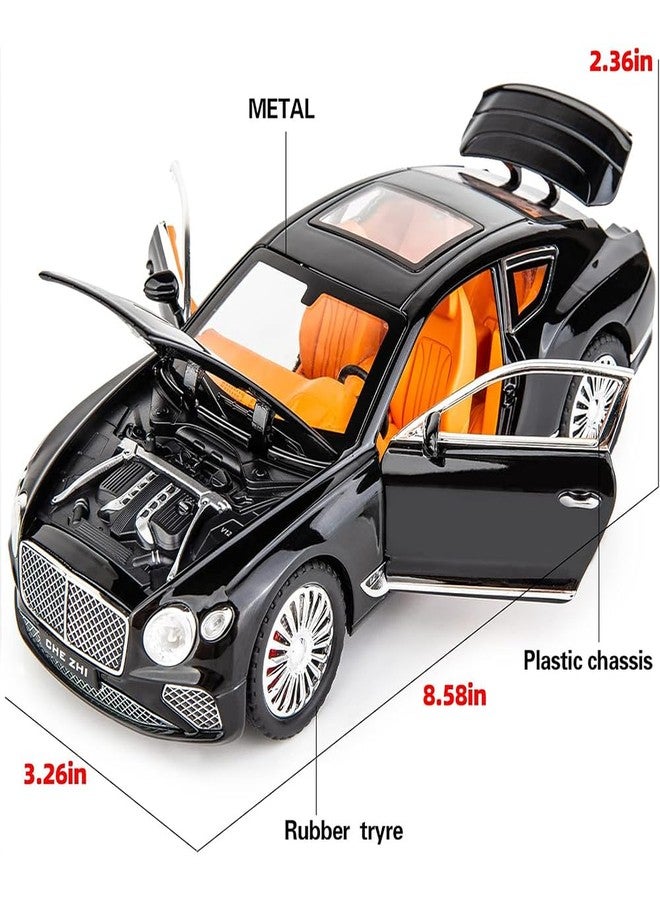 Coelon 1:24 Diecast Bentle Continental Toy Car Scale Model Pull Back Vehicles Alloy Simulation Supercar with Lights and Sound Also for Car Dashboard Kids Adult - Image 2