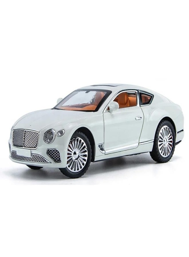 Coelon 1:24 Diecast Bentle Continental Toy Car Scale Model Pull Back Vehicles Alloy Simulation Supercar with Lights and Sound Also for Car Dashboard Kids Adult - Image 1