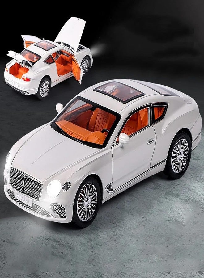 Coelon 1:24 Diecast Bentle Continental Toy Car Scale Model Pull Back Vehicles Alloy Simulation Supercar with Lights and Sound Also for Car Dashboard Kids Adult - Image 4