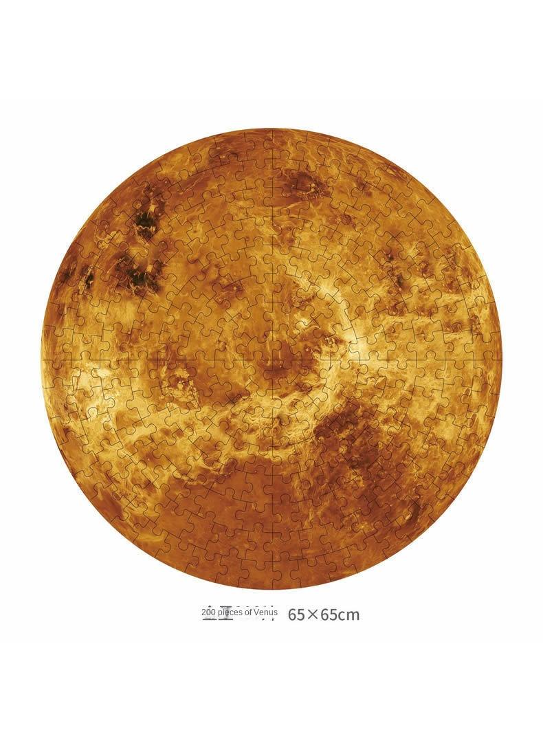 MiniWhale 200 قطعة من ألغاز فينوس للبالغين والأطفال وهدايا الفضاء وألغاز الكوكب - Image 2