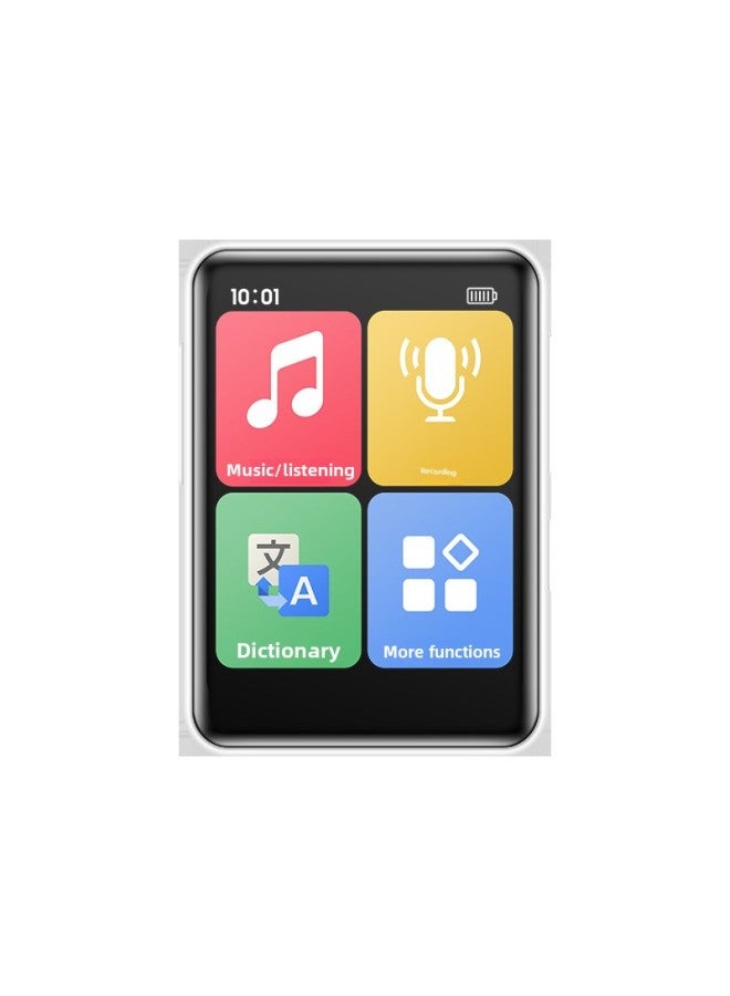 D2 Pocket Mp3 Walkman Bluetooth MP3 Music Player Listening To Songs Special Fiction Artifact-Body Color:White-Memory Capacity:No Memory  - Image 4
