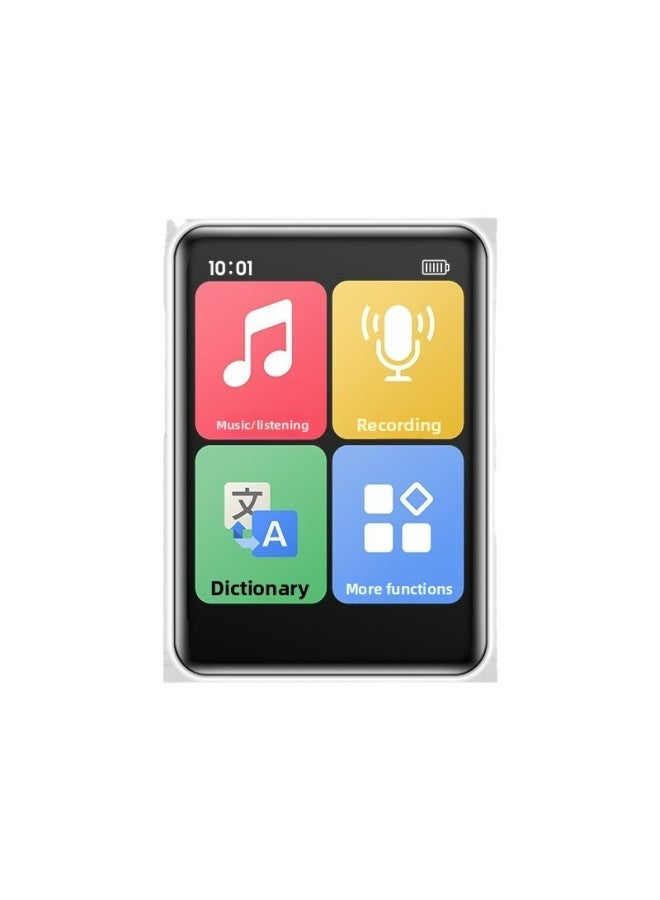 D2 Pocket Mp3 Walkman Bluetooth MP3 Music Player Listening To Songs Special Fiction Artifact-Body Color:White-Memory Capacity:No Memory  - Image 5