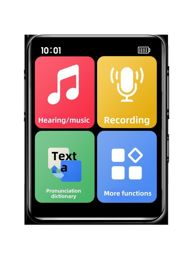 D2 Pocket Mp3 Walkman Bluetooth MP3 Music Player Listening To Songs Special Fiction Artifact-Body Color:White-Memory Capacity:No Memory  - Image 3