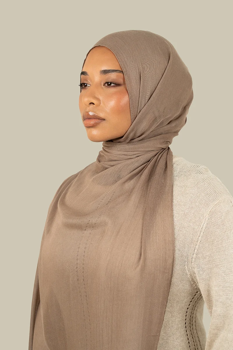 سيلكروز حجاب حرير مودال فطر