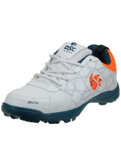 DSC Belter Cricket Shoes | Teal Blue | For Boys and Men | Eva Sock Liner | Lightweight Outsole | Durable | 4 UK, 5 US, 38 EU  - Image 1