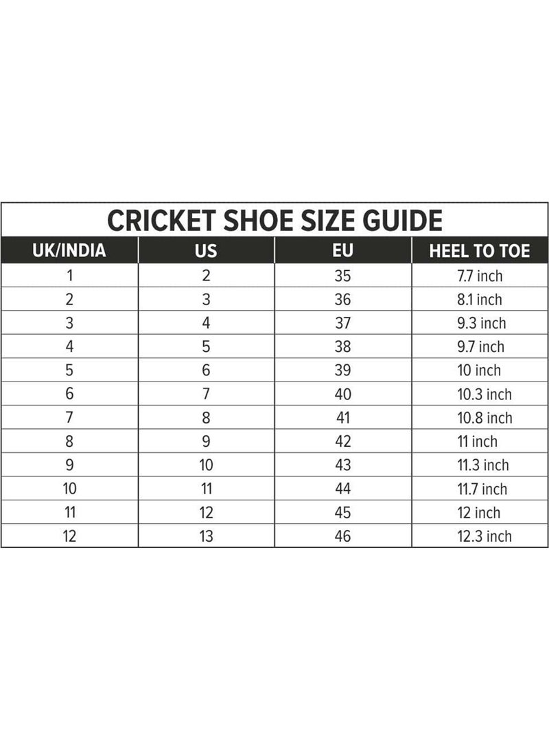 DSC Belter Cricket Shoes | Teal Blue | For Boys and Men | Eva Sock Liner | Lightweight Outsole | Durable | 4 UK, 5 US, 38 EU - Image 2