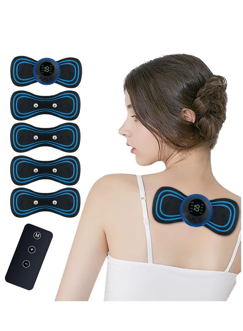 Loquat 5 Pack Electric Massagers Microcurrent EMS Massage Device Portable Neck Massager for Pain Relief - Image 1