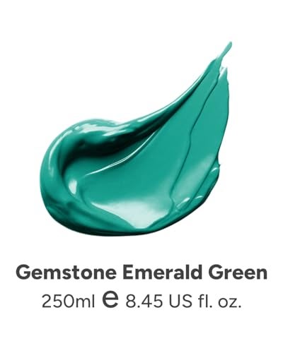 JusArt Green Acrylic PaintEmerald Green Tubes250ml 845 oz NonToxic Rich Pigment Craft Paints for Canvas Painting Wood Fabric Stone Ceramics Art Supplies for Artists Adults - Image 3