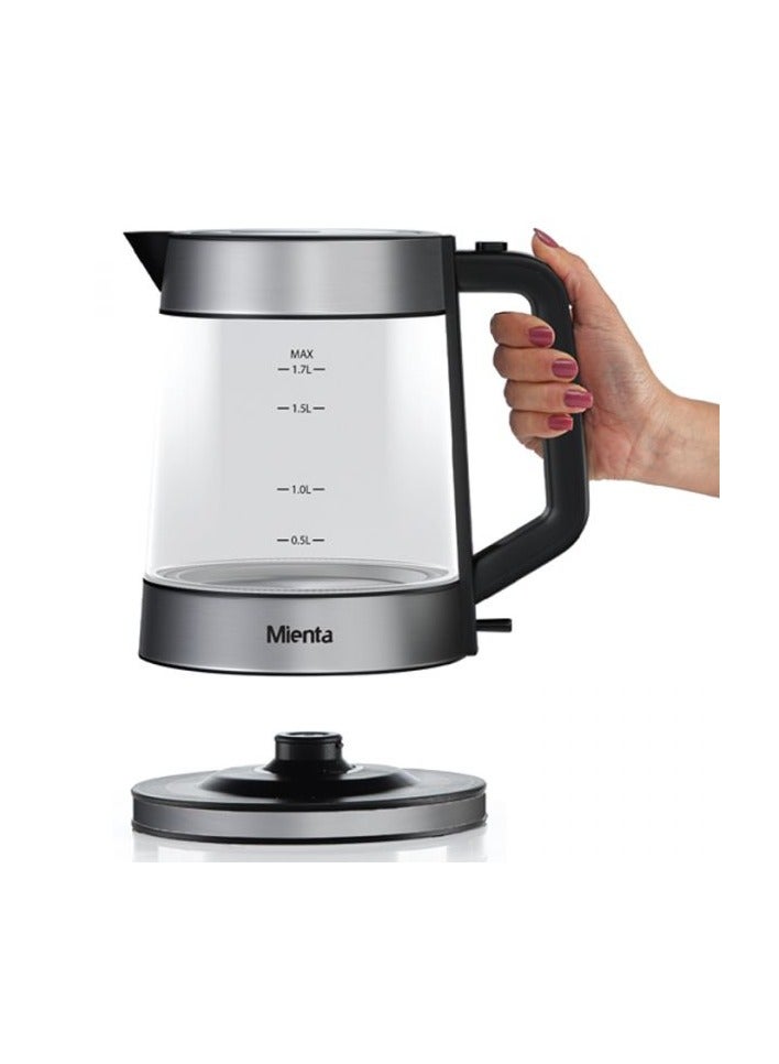 Mienta Electric Kettle Verre EK201837A 2200W  - Image 4