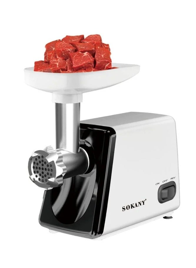 Meat grinder - stainless - 2500 watt - Sokani - SK - 312