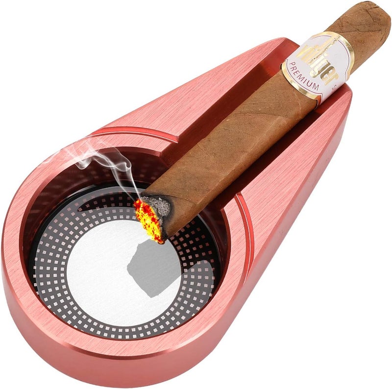 CiTree Cigar Travel Ashtray, Metal (Rose Gold) - Image 2