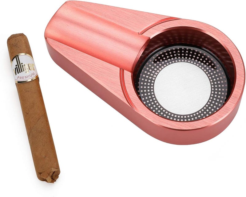 CiTree Cigar Travel Ashtray, Metal (Rose Gold) - Image 3