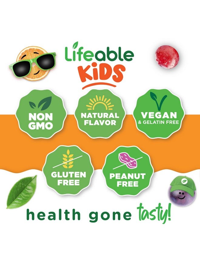 Lifeable Vitamin B6 Gummies for Kids | Great Tasting B6 Vitamins 50mg | Vegan Non-GMO Gluten Free | for Nerve Function Support | 60 Gummies - Image 4