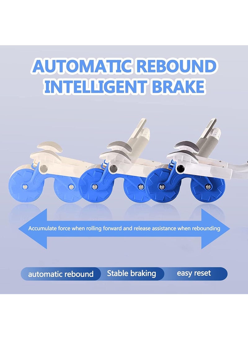 Rock Pow 2023 New Automatic Rebound Ab Abdominal Exercise Roller with Elbow Support and Timer ABS Roller Wheel Core Exercise Equipment Plank Ab Roller Wheel for Core Trainer Home Workouts  - Image 4