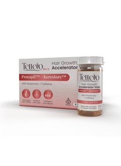 Tettello Hair Growth Accelerator Vials Plus 6 * 10 ml