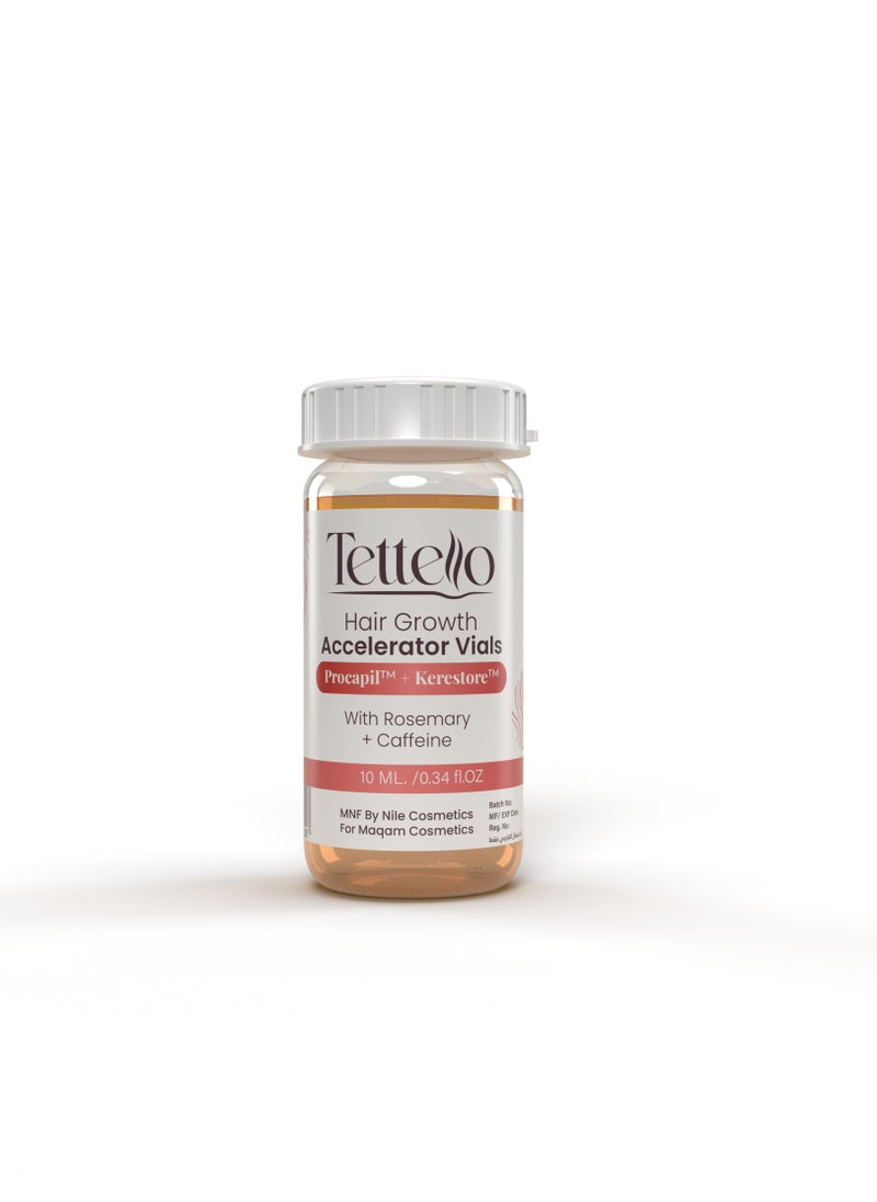 Tettello - Tettello Hair Growth Accelerator Vials Plus 6 * 10 ml - Image 1