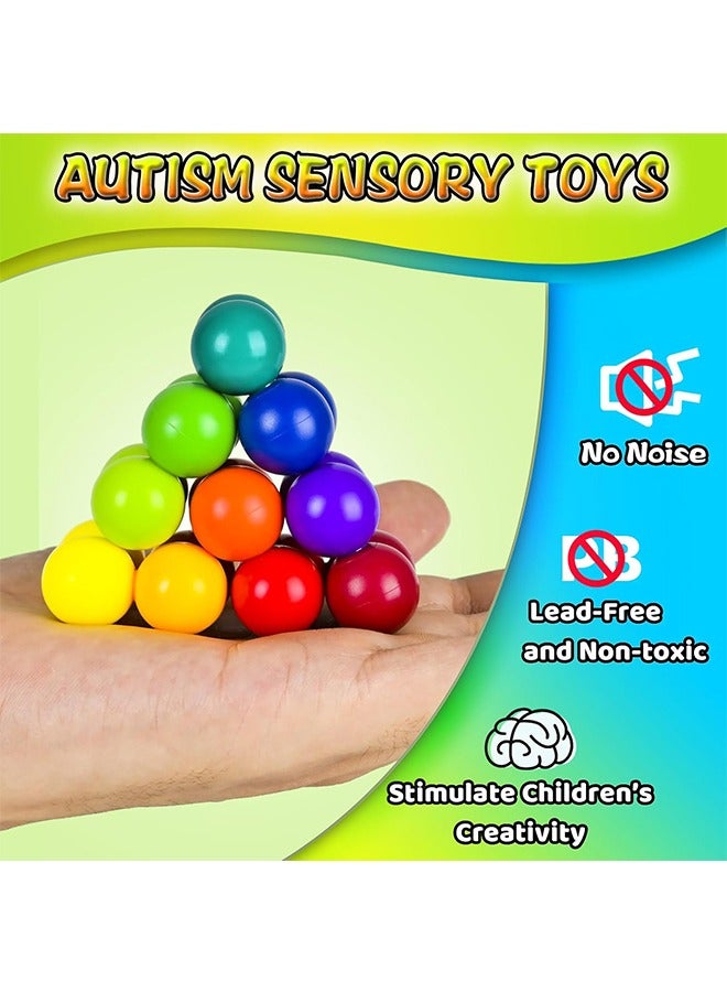 2 Pack Sensory Fidget Toys for Kids Toddler Boys, Autism Figette Ball Autistic ADHD Cool Desk Toy, Calm Down Travel Airplane Essentials Toys for Age 3-12 Year Old, Stuffers Gift for Kids Teens Girls - Image 3