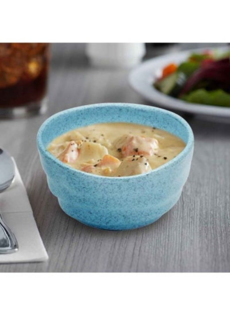 Top Pick Melamine Side Bowl Blue Speckle Classy Impression 