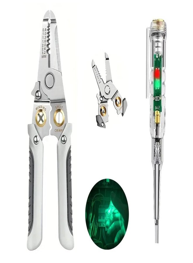 Finalize 5 in 1 multifunctional Pliers Tool Kit With 5 Interchangeable Heads Special For Electricians Combination Lineman Pliers,Cable Cutting,Wire Stripping,Crimping Tools (Wire Cutter) - Image 1
