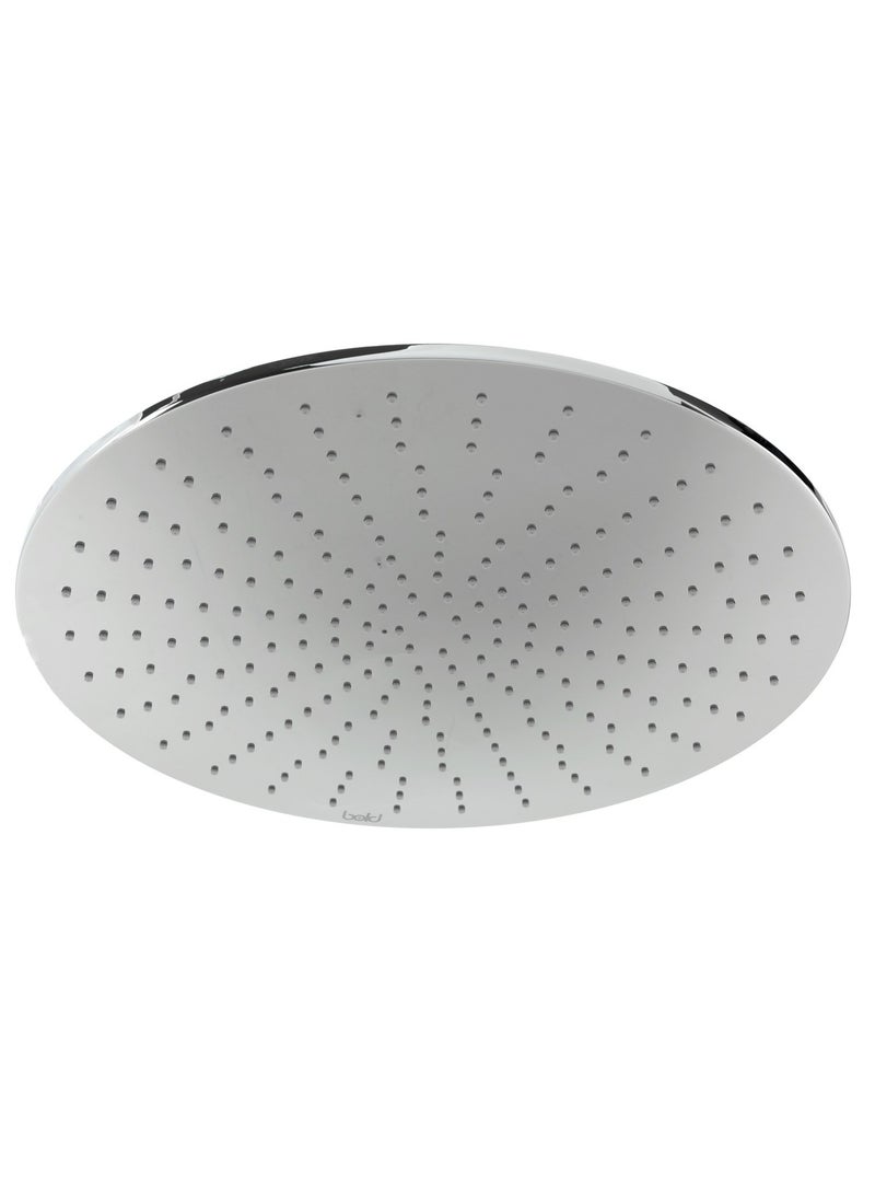 Bold Lily Rain Shower Head - Round Shaped with High Pressure Rainfall Fixed Showerhead with Polished Chrome Finish, Consistent Powerful Water Flow, Easy Installation - 1 year warranty - Image 1