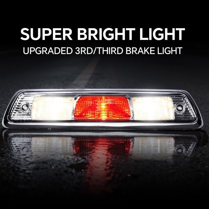 PIT66 Clear 3rd Third Brake Light, Compatible with Ford F150 Truck 2009 2010 2011 2012 2013 2014, High Mount Stop light Tercera luz de freno - Image 2